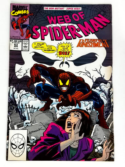 1990 - Web of Spider-Man, Vol. 1 #63 Var. A - NM- - ENG 1