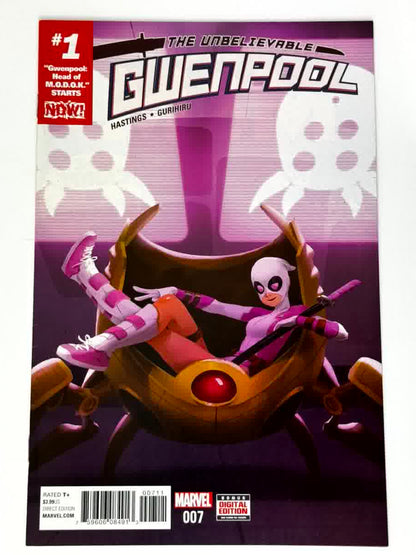 2016 - The Unbelievable Gwenpool #7 Var. A - NM - ENG 1