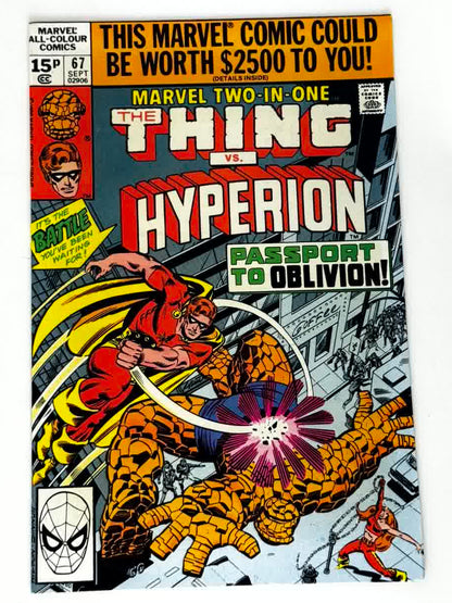1980 - Marvel Two-in-One, Vol. 1 #67 Var. C - NM- - ENG 1