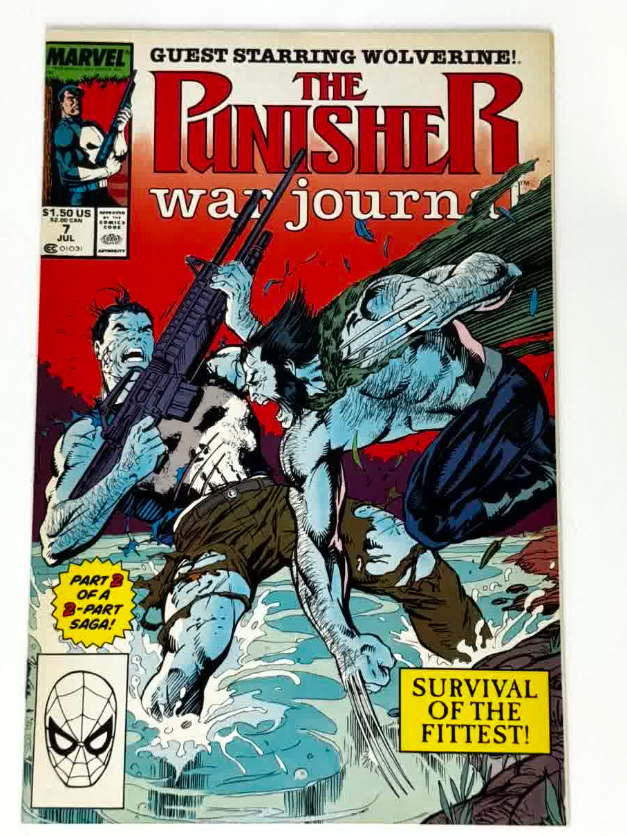 1989 - Punisher War Journal, Vol. 1 #7 Var. A - NM- - ENG 1