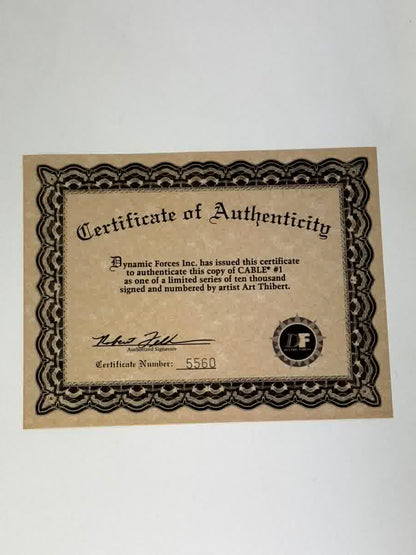 1993 - Cable, Vol. 1 #1 Var. B w Cert of Authenticity - M - ENG