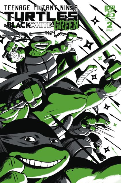 2024 - IDW Publishing - ON DEMAND - Teenage Mutant Ninja Turtles: Black, White & Green #2 Var. A - M - Eng 1