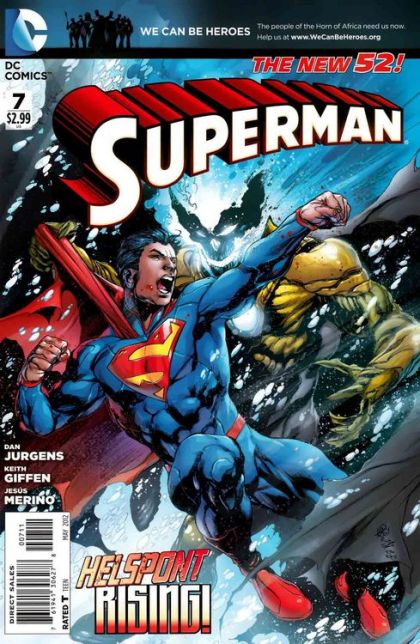 2012 - Superman, Vol. 3 #7 Var. A - To Hel And Back - M - ENG - PRE-ORDER 1