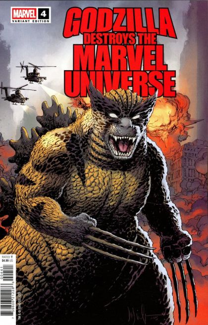 2025 - Godzilla Destroys the Marvel Universe #4 Var. D - M - ENG 1