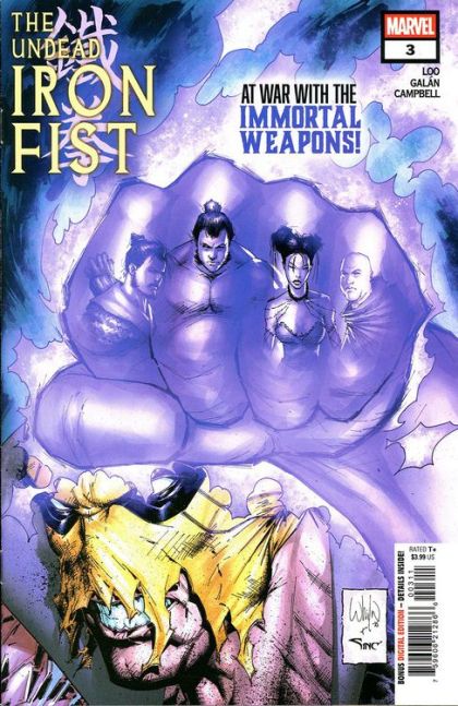2025 - The Undead Iron Fist #3 Var. A - "Brawl in Central Park" - M - ENG - PRE-ORDER 1