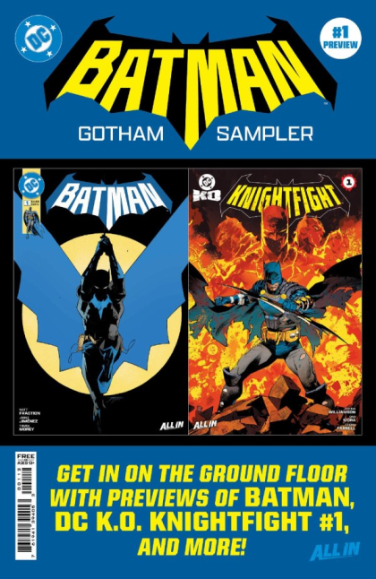 2025 - Batman Day 2025 - Batman Gotham Sampler #1 Var. B - M - ENG - PRE-ORDER 1