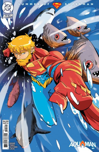 2025 - Aquaman, Vol. 9 #5 Var. D - Yeeaaah! Aahhh! Oh God! Oh God It's Eating My--! Ahhhh! - M - ENG 1