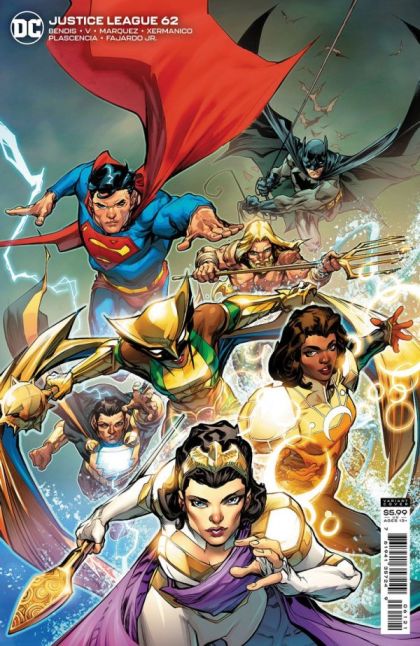 2021 - Justice League, Vol. 3 #62 Var. B - Part Four / The Trouble With Books - M - ENG - PRE-ORDER 1