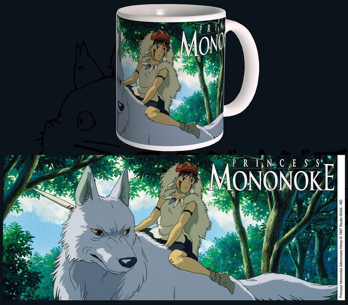 Studio Ghibli Mug Princess Mononoke - M 1