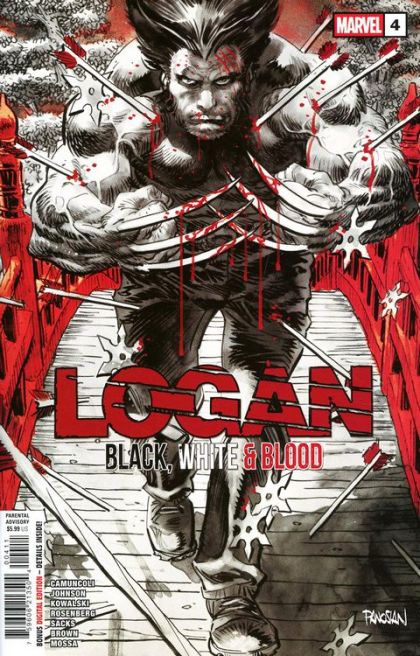 2026 - Logan: Black, White &amp; Blood #4 Var. A - "The Monster in the Dark" / "Kintsugi" / "End of Days" - M - ENG - PRE-ORDER 1