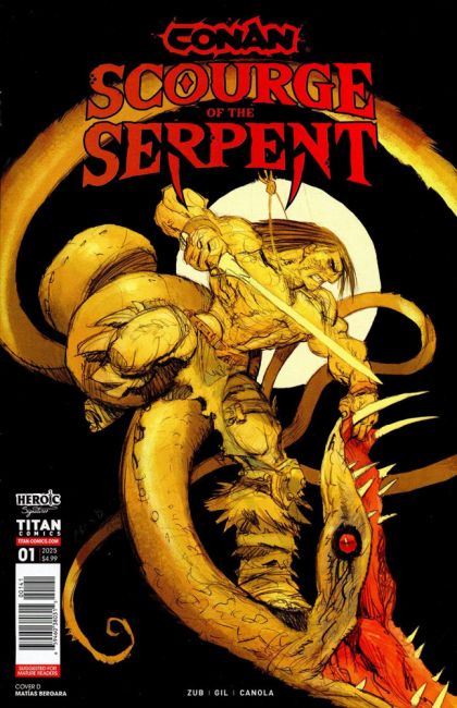 2025 - Conan The Barbarian: Scourge Of The Serpent #1 Var. D - Part I: Stealing Faces & Finery - M - ENG - PRE-ORDER 1