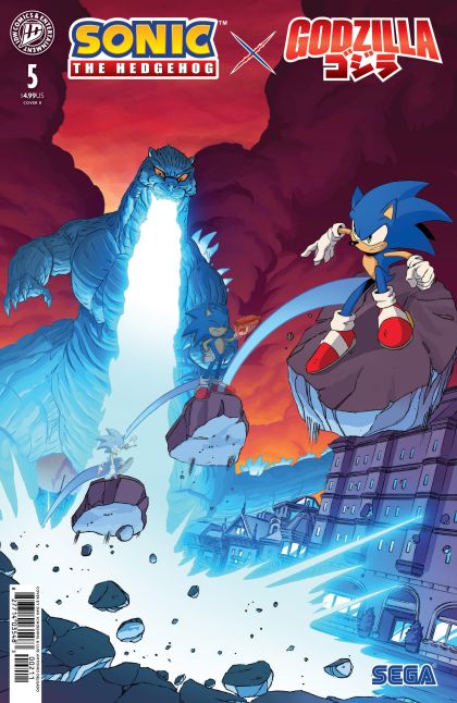 Sonic The Hedgehog X Godzilla #5 Cvr B Dan Schoening Var - M - ENG - PROMO 1