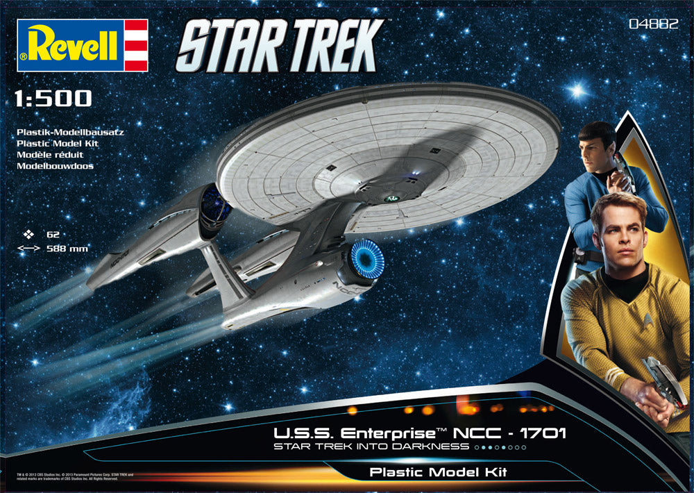 Star Trek Into Darkness Model Kit 1/500 U.S.S. Enterprise NCC-1701 59 cm - M 5