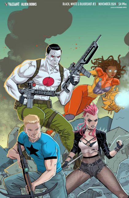 2024 - Valiant Entertainment - ON DEMAND - Black White & Bloodshot #3 Var. H - M - Eng 1