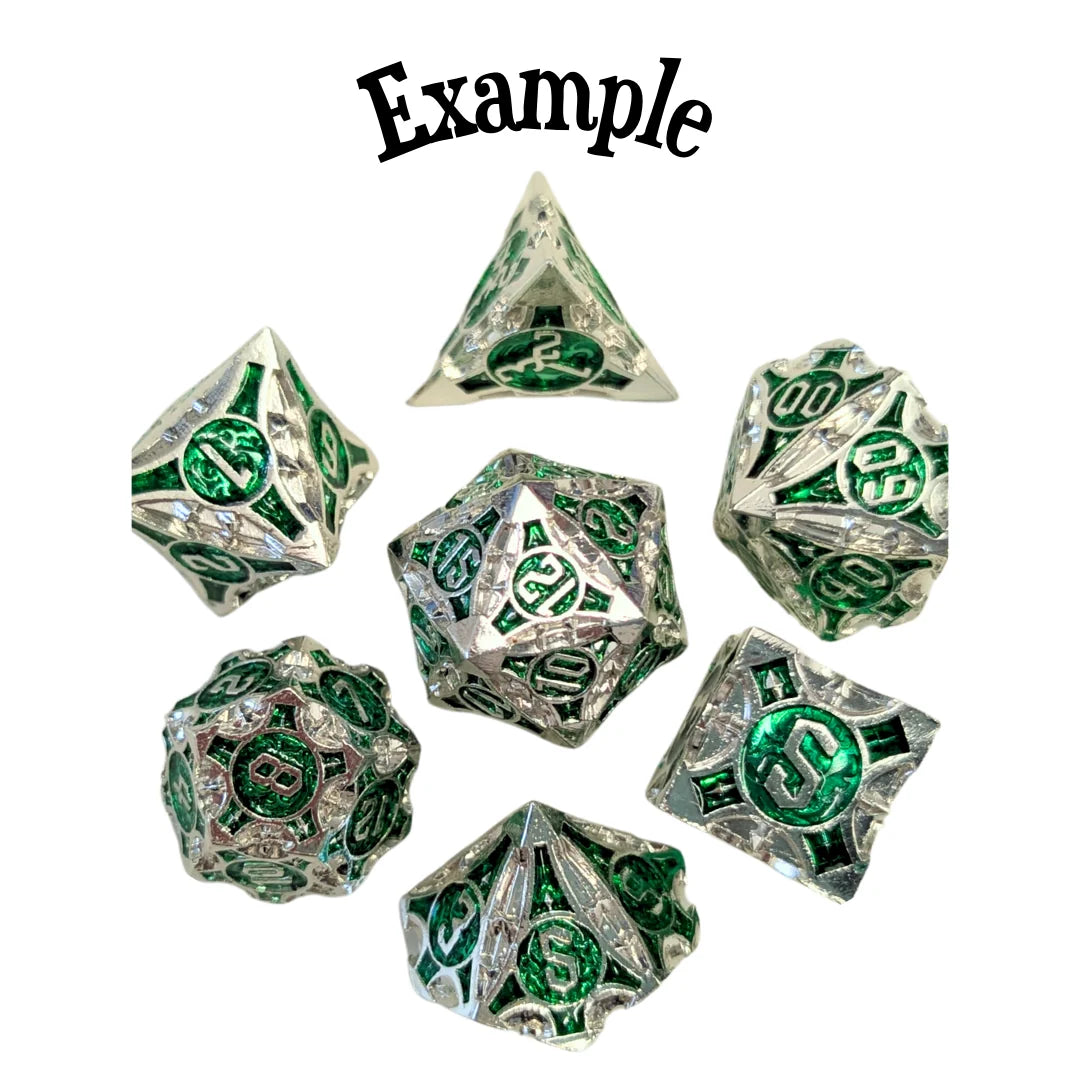 Metal Mystery Dice Set - M 2