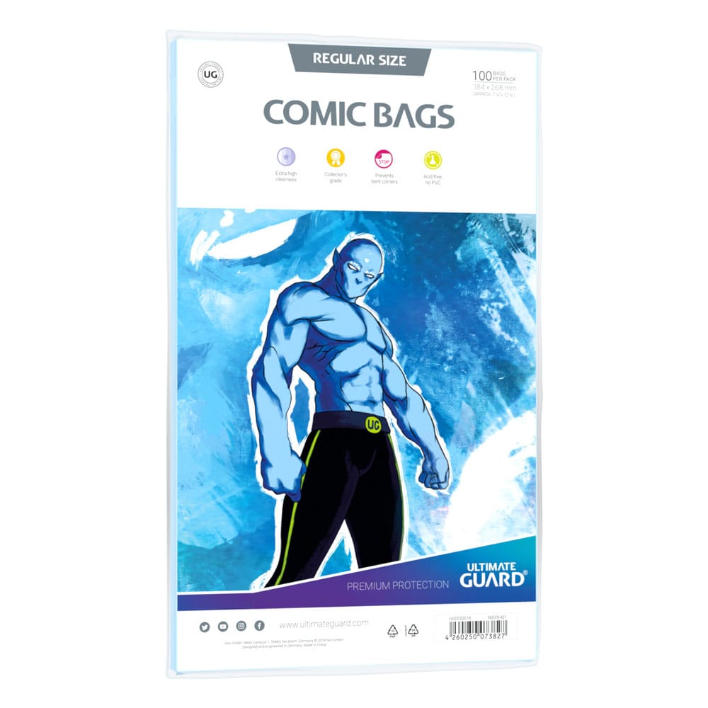 Ultimate Guard Comic Bags Standard (100) - Regular Size - M 1