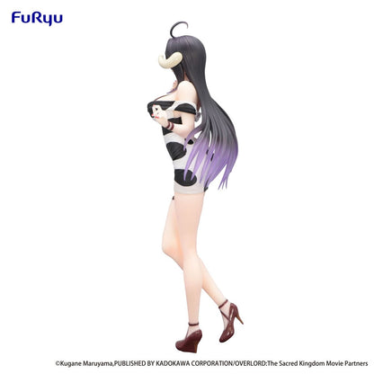 Overlord Trio-Try-It PVC Statue Albedo Mini Dress Cow Pattern Ver. 21 cm - M 3