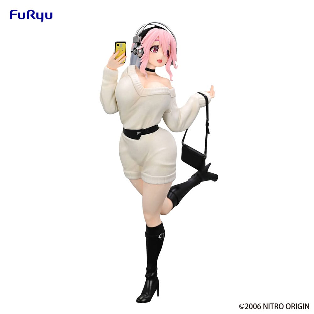 Super Sonico Trio-Try-iT PVC Statue Winter Memory Ver. 21 cm - M 5