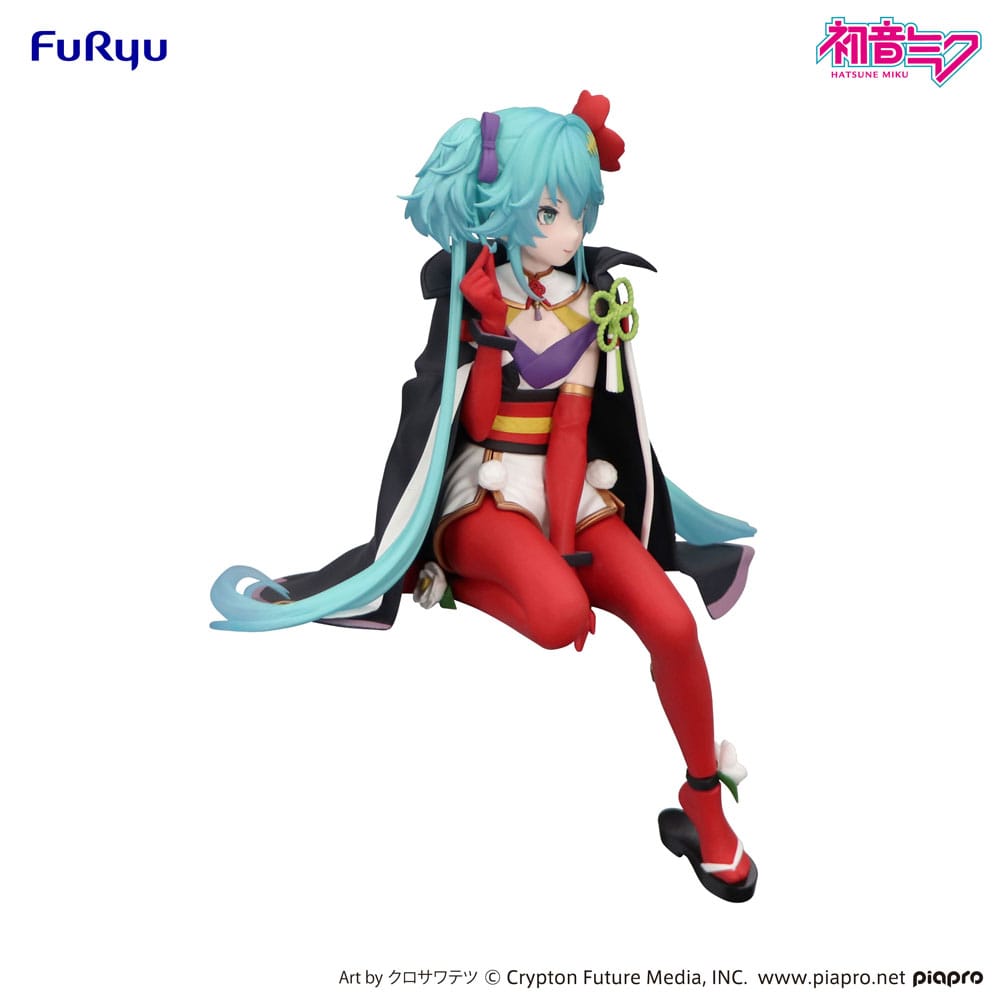 Hatsune Miku Noodle Stopper PVC Statue Flower Fairy Camellia 15 cm - M 3