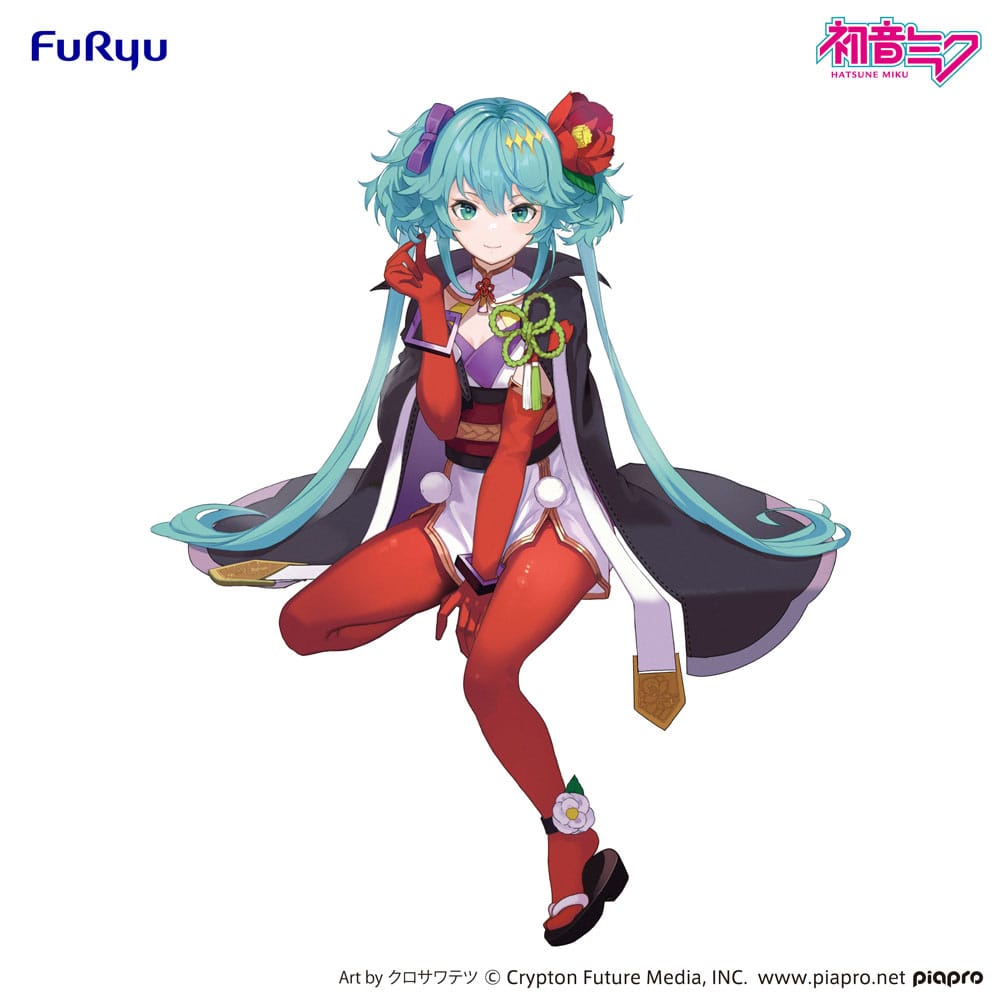Hatsune Miku Noodle Stopper PVC Statue Flower Fairy Camellia 15 cm - M 4