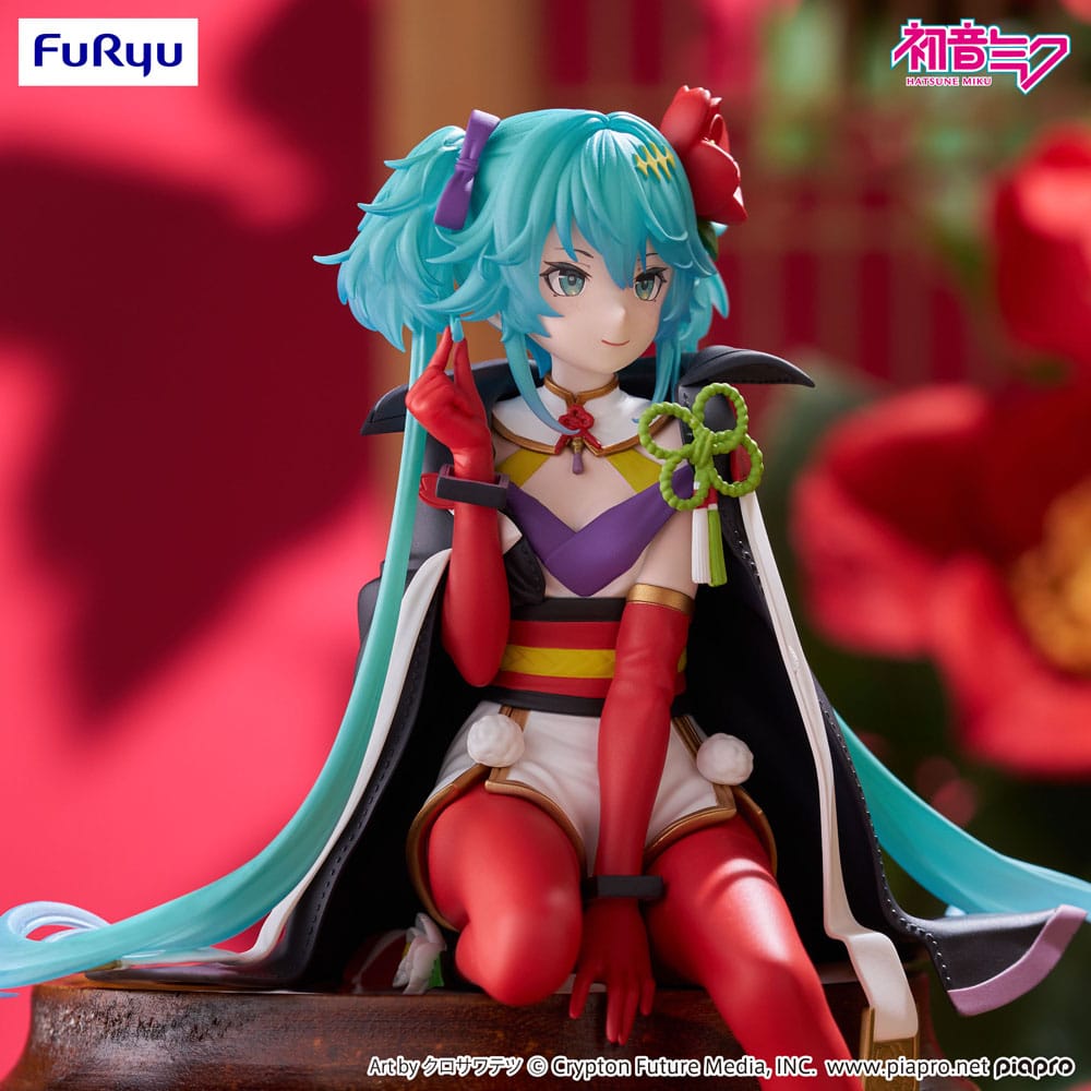 Hatsune Miku Noodle Stopper PVC Statue Flower Fairy Camellia 15 cm - M 5