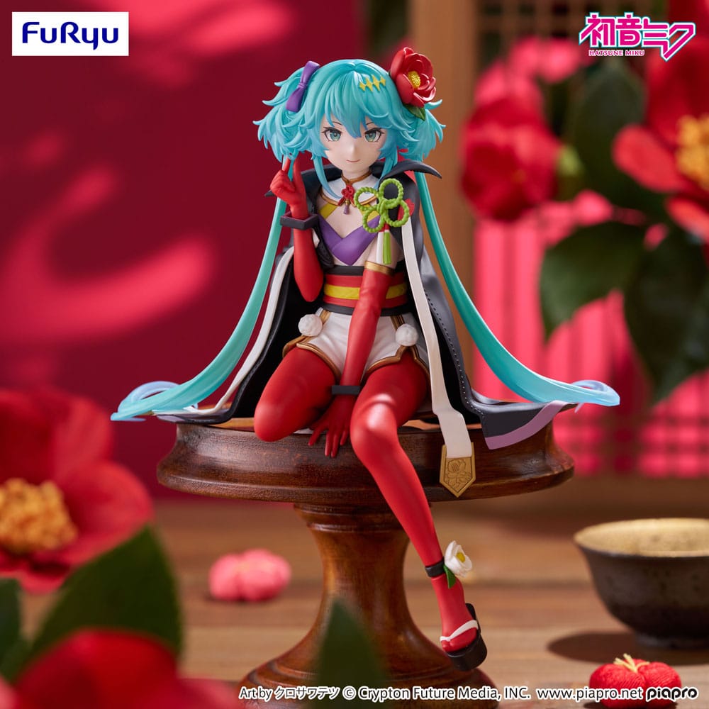 Hatsune Miku Noodle Stopper PVC Statue Flower Fairy Camellia 15 cm - M 6