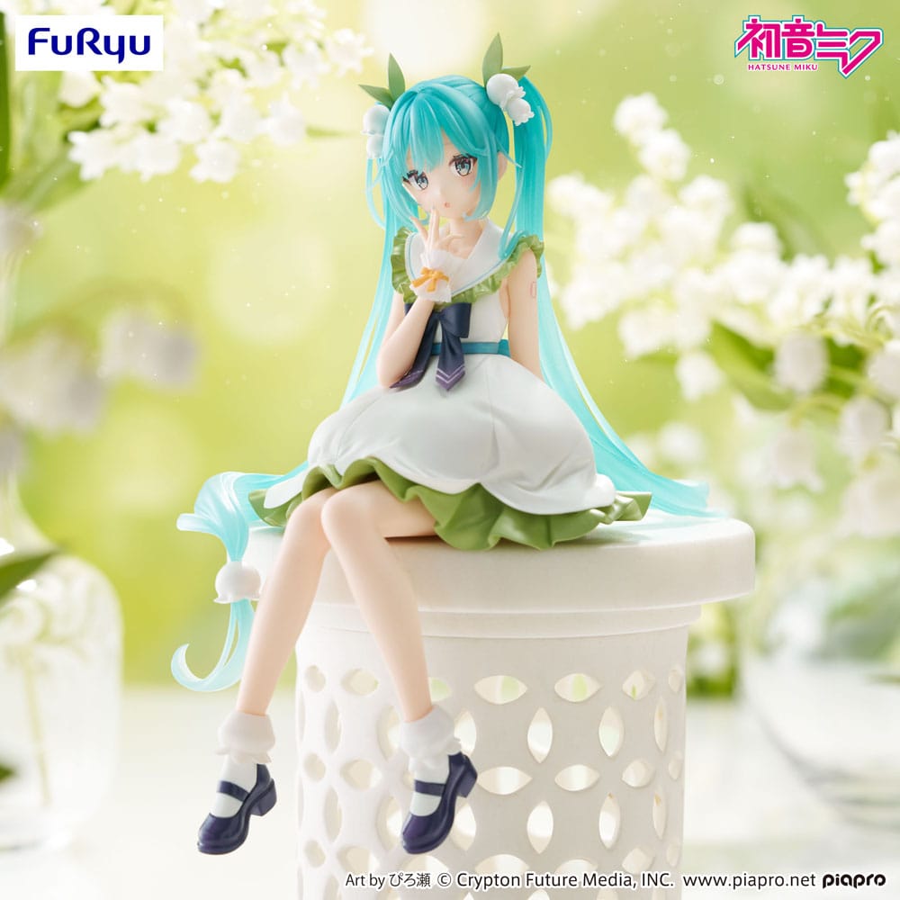 Hatsune Miku Noodle Stopper PVC Statue Flower Fairy Lily of the Valley 14 cm - M 3