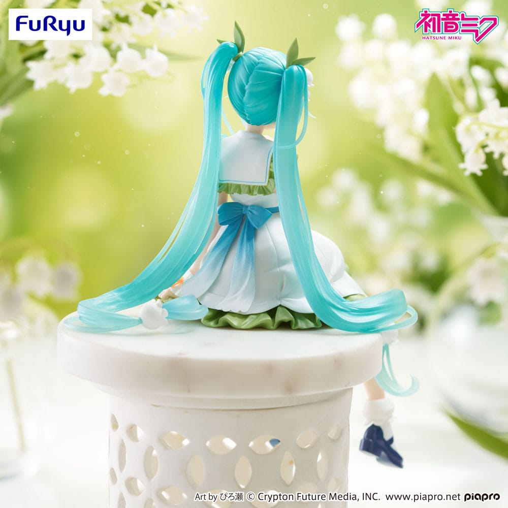 Hatsune Miku Noodle Stopper PVC Statue Flower Fairy Lily of the Valley 14 cm - M 5