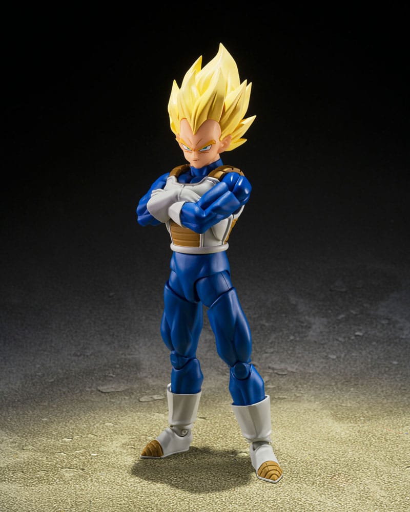 Dragon Ball Z S.H.Figuarts Action Figure Super Saiyan Vegeta (Dangerous Pride) 14 cm - M 2