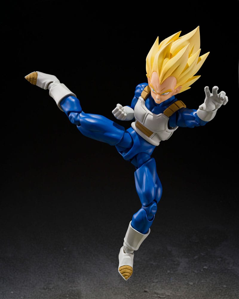 Dragon Ball Z S.H.Figuarts Action Figure Super Saiyan Vegeta (Dangerous Pride) 14 cm - M 5