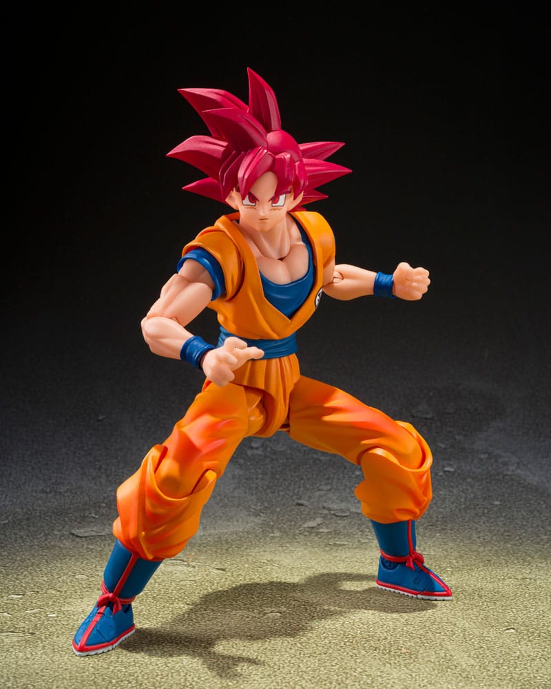 Dragon Ball Super S.H.Figuarts Action Figure Super Saiyan God Son Guko (God Aura) 15 cm - M 1