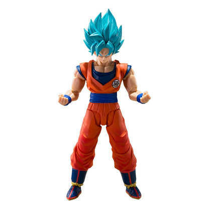 Dragon Ball Super S.H.Figuarts Action Figure Super Saiyan God Super Son Guko (Blue power transcending Limits) 15 cm - M 1