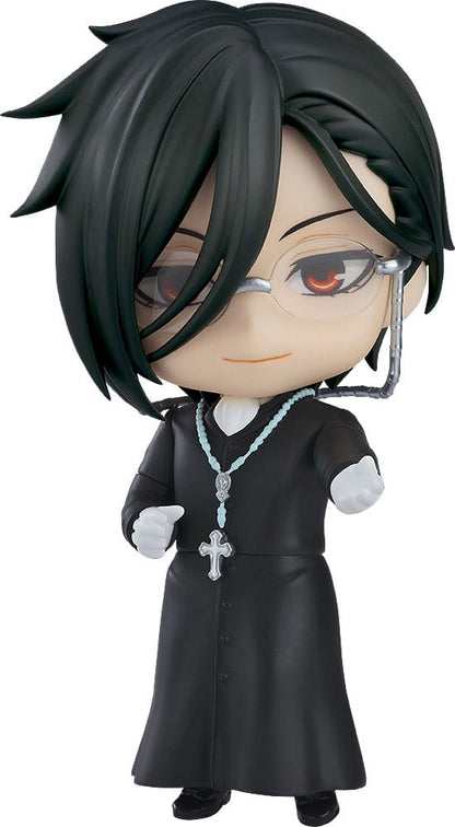 Black Butler: Boarding School Arc Nendoroid Action Figure Sebastian Michaelis: Sapphire Owl Ver. 10 cm - M 48