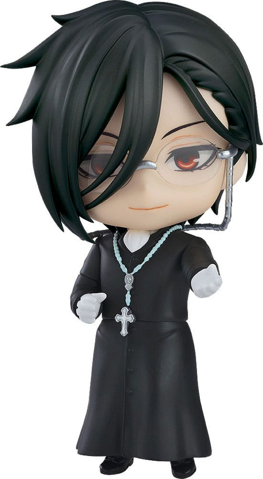 Black Butler: Boarding School Arc Nendoroid Action Figure Sebastian Michaelis: Sapphire Owl Ver. 10 cm - M 48