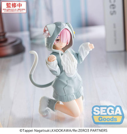 Re:Zero Starting Life In Another World Yumemirize Pvc Statue Ram Mofumofu Pack 11 Cm - M 3