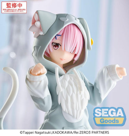 Re:Zero Starting Life In Another World Yumemirize Pvc Statue Ram Mofumofu Pack 11 Cm - M 5