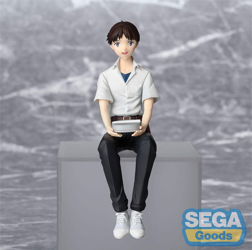 Rebuild Of Evangelion Pm Perching Pvc Statue Shinji Ikari Evangelion New Theatrical Edition 14 Cm - M 1