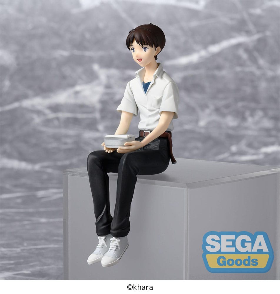 Rebuild Of Evangelion Pm Perching Pvc Statue Shinji Ikari Evangelion New Theatrical Edition 14 Cm - M 2