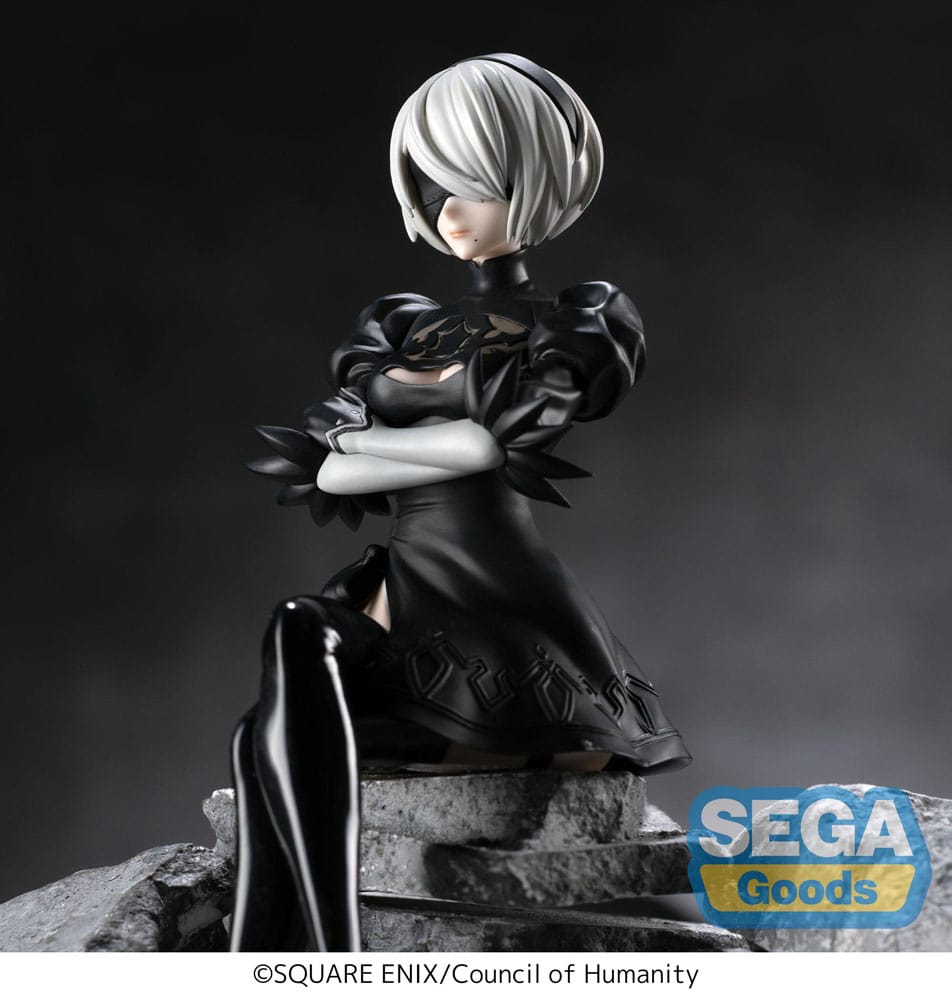 Nier:Automata Ver1.1A Pm Perching PVC Statue 2B 13 cm - M 5