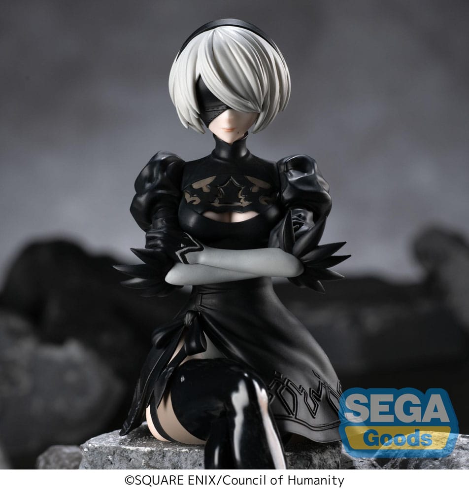 Nier:Automata Ver1.1A Pm Perching PVC Statue 2B 13 cm - M 6