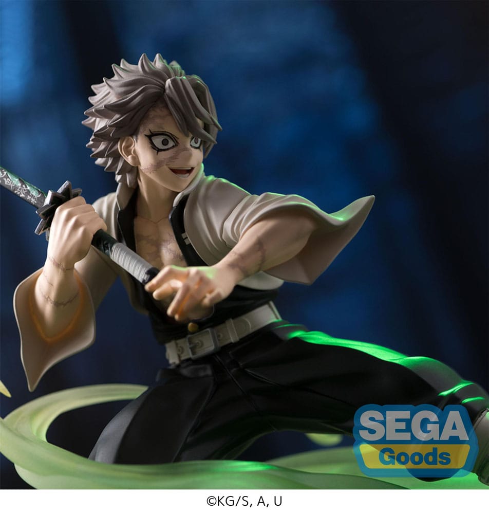 Demon Slayer: Kimetsu No Yaiba Xross Link Anime PVC Statue Sanemi Shinazugawa Hashira Training Arc 12 cm - M 5