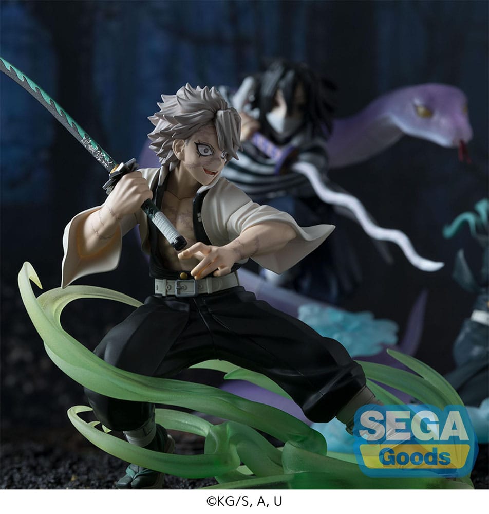 Demon Slayer: Kimetsu No Yaiba Xross Link Anime PVC Statue Sanemi Shinazugawa Hashira Training Arc 12 cm - M 6