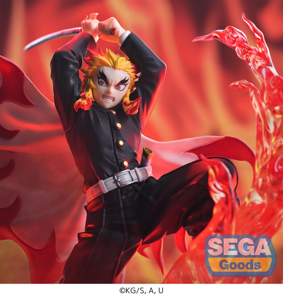 Demon Slayer: Kimetsu no Yaiba Xross Link Anime PVC Statue Kyojuro Rengoku 15 cm - M 3