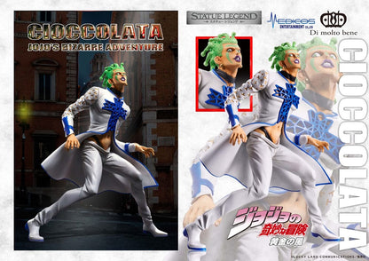 JoJo's Bizarre Adventure Part 5 Golden Wind Statue Legend PVC Statue Cioccolata 17 cm - M 5