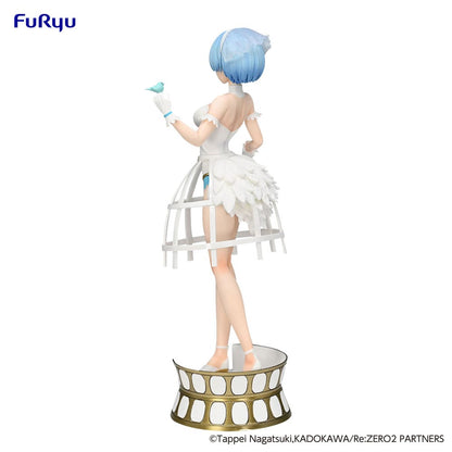 Re: Zero Exceed Creative PVC Statue Rem Cage White Dress 22 cm - M 2