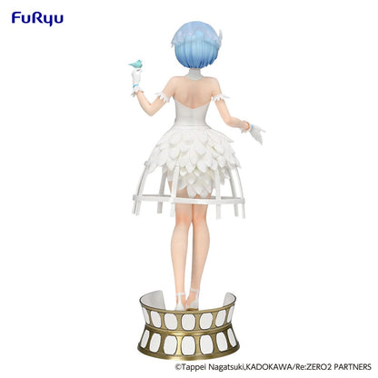 Re: Zero Exceed Creative PVC Statue Rem Cage White Dress 22 cm - M 3