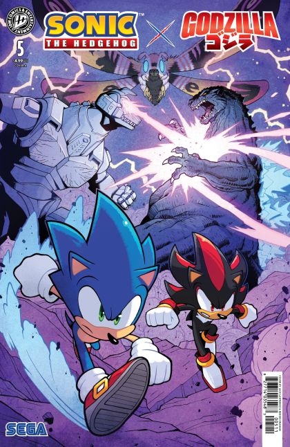 Sonic The Hedgehog X Godzilla #5 Cvr A Jack Lawrence - M - ENG - PROMO 1