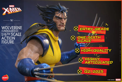 Hono Marvel 1/6 Scale Wolverine (Unmasked) - M 4