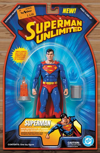 Superman Unlimited #20 Cvr B Jason Geyer Superman With Kandor Action (Figure) Comics Card Stock Var - M - ENG - PROMO 1