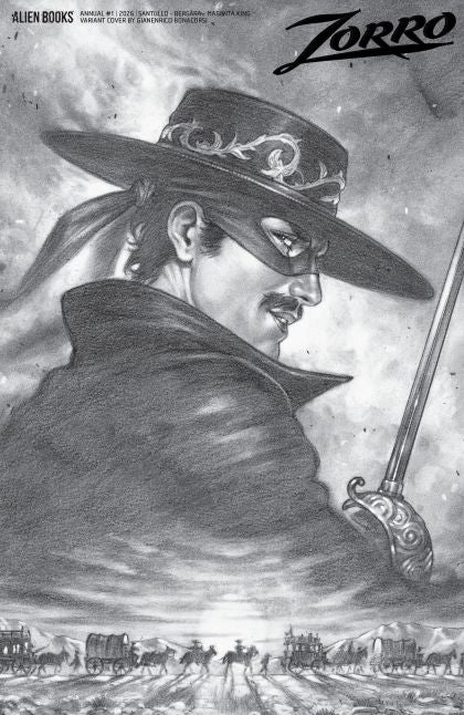 Zorro Annual #1 Cvr D Gianenrico Bonacorsi B&W Var - M - ENG - PROMO 1